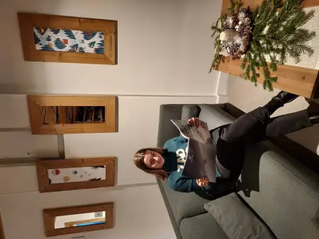 Appart cosy 3 pièces, ski-in/out, piscine & spa, 8-10 pers. - Photo 12