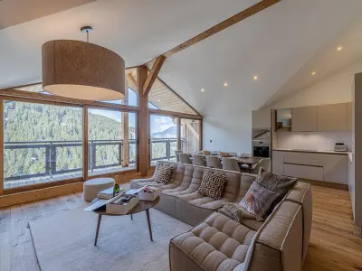 Appartement à Courchevel 1650, Penthouse rénové à Courchevel avec parking et Wi-Fi - L907222