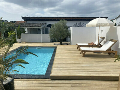Superbe villa familiale avec piscine, Villa 8 personnes à Labenne FR-1-413-218