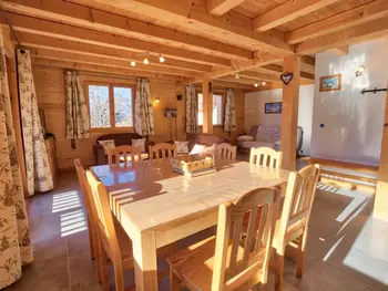 Chalet a Notre Dame de Bellecombe,Chalet typique, 4 chambres, vue montagne, WIFI, parking FR-1-505-66 N°864613