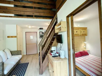 Appartement à Les Menuires, 2 Pièces + mezzanine 6 pers, ski aux pieds, wifi, parking - L950561