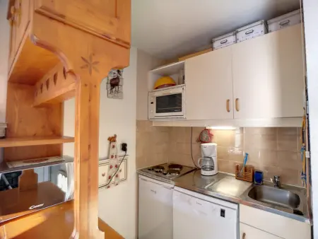 Agréable 2 pièces 4 pers - Ski aux pieds - Les Menuires, Résidence Carlines II - Photo 3