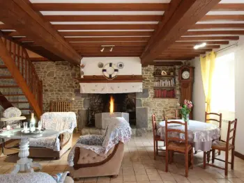 Gite à Lingreville,Maison 4 chambres à Lingreville, cheminée, jardin, proche plage, animaux acceptés FR-1-362-281 N°864778