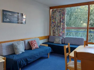 Appartement à Les Arcs 1800, Studio au cœur du Charvet, proche pistes et commerces, balcon, Wifi, accepte animaux - L907784