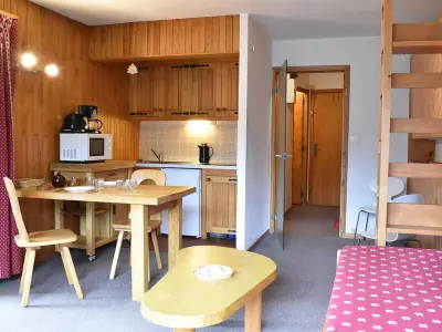 Appartement à Méribel, Studio à Méribel - Proche pistes, Parking, Animaux acceptés - L907956