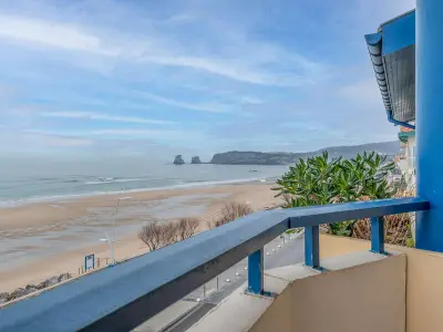 Wohnung in Hendaye, Appartement Rustique Face à la Mer à Hendaye avec Balcon - L908006