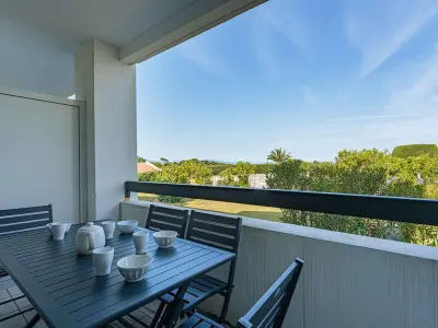 Appartement à Bidart, Aperçu mer: Bel appartement avec piscine, tennis et proche plage - L908129