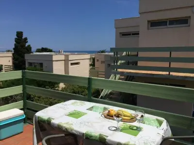 Appartement à Port Leucate, Studio Cabine 4 Pers avec Terrasse, Wifi, Piscine, à 2 Pas de la Plage - Parking Privé - N°908343