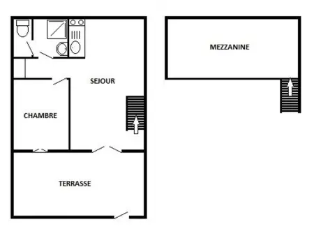 Pavillon T2 Mezzanine, 6 couchages, proche plage, terrasse, parking privé, TV, lave-linge - Photo 10