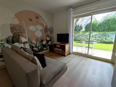 Wohnung in Trébeurden,Appartement avec WIFI, terrasse, jardin, parking privé à 800m de la plage à Trébeurden FR-1-368-386 N°909563