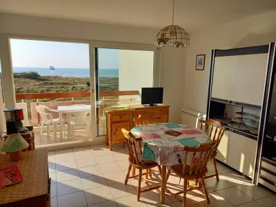 Appartement à Notre Dame de Monts, Notre-Dame-de-Monts - Appart 2 ch. vue océan, 6 pers., animaux admis, parking - L909593