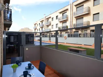 Appartement à Sant Pere Pescador,Appartement central avec piscine, jardin, wifi, climatisation et grande terrasse ES-89-88 N°909822