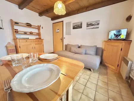 Studio Cabine, 4 Pers. - Balcon, Parking Privé, à 100m des Pistes et Commerces - Photo 2