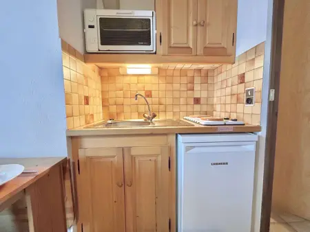 Studio Cabine, 4 Pers. - Balcon, Parking Privé, à 100m des Pistes et Commerces - Photo 7