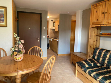Location Appartement à Les Houches,Appartement 2 pièces cabine situé à 100m des remontées du Prarion FR-1-579-40 N°941692