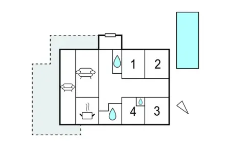 Location Maison 8 personnes à Roquebrun - Photo 40