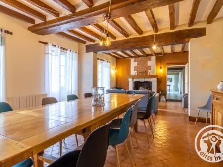 Gîte de groupe avec salle de jeux, jardin 4000m², proche forêt de Chandelais et Zoo de la Flèche - Photo 12