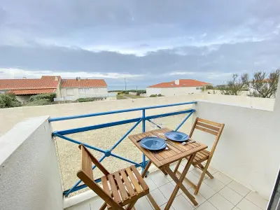 Appartement à Bretignolles sur Mer, Appartement Rénové Face à la Mer, 200m Plage de la Sauzaie, Balcons, Wifi, Parking à Proximité - L943556