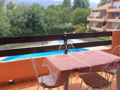 Appartement à Argelès sur Mer, Appartement lumineux T2 avec piscine, loggia et parking, 4 couchages - Argelès-sur-Mer - L943567