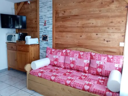 Studio cosy 4 pers, RDC, Sud, à 300m des pistes et 250m commerces, bien équipé, animaux admis. - Photo 1