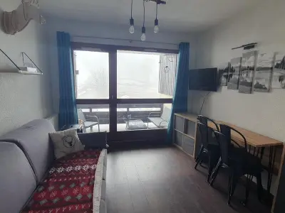 Appartement à Crest Voland, Studio 4 pers., proche pistes (80m) & centre village (200m), bien équipé, animaux acceptés - L944381