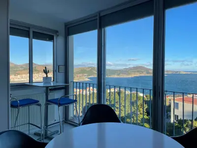 Appartement à Banyuls sur Mer, Appartement lumineux 2 pièces pour 4 à Banyuls-sur-Mer avec lave-vaisselle et vue mer - L944808