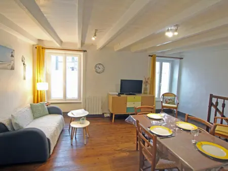 Charmant apt familial à 50m du port avec WIFI, Appartement 4 personnes à Saint Vaast la Hougue - Photo 14