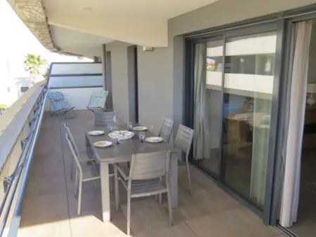 Appartement à Le Barcarès, Appartement T3 climatisé avec piscine proche plage, terrasse et parking, pour 4 personnes au Barcarès - L945318