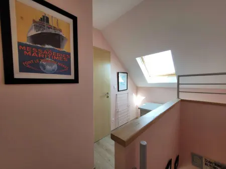 Duplex 2 Chambres avec Parking et Animaux Admis, Appartement 6 personnes à Wimereux - Photo 6