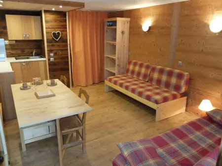 Appartement à Tignes, Studio rénové proche pistes, balcon, animaux acceptés - L946250