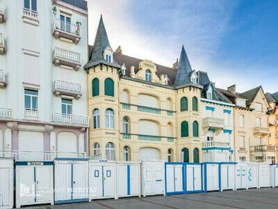Location Appartement à Wimereux,APPARTEMENT T2 CABINE EN FRONT DE MER SUR LA DIGUE DE WIMEREUX - N°947000