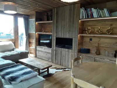 Appartement à Crest Voland, Appartement skis aux pieds, 3 chambres, hammam, wifi, parking - Crest-Voland - L947041