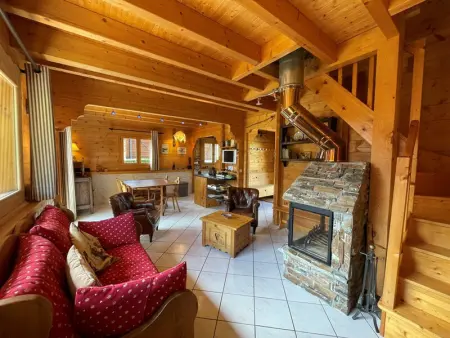 Chalet chaleureux 8 pers, 5 ch, cheminée, proche pistes, Crest-Voland - Photo 1