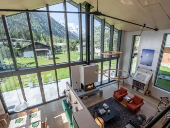 Chalet à Argentière,Chalet contemporain avec sauna, cheminée, et grand jardin FR-1-343-243 N°949896