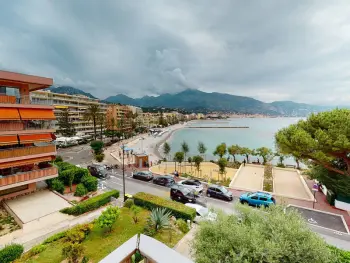 Wohnung in Roquebrune Cap Martin,Studio spacieux avec terrasse face mer et coin nuit, proche plages et commerces, à 10 min de Monaco FR-1-196-337 N°951870