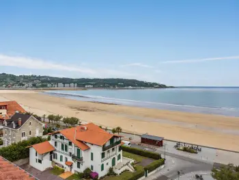 Apartamento en Hendaye,Appartement moderne à 75m de la plage avec balcon et wifi FR-1-2-433 N°953263