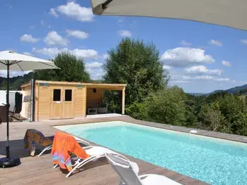 Gite à Barcus,Ferme rénovée avec piscine, jacuzzi et hammam, tout confort à Barcus FR-1-384-734 N°953292