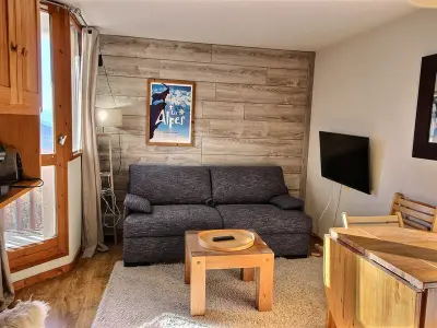 Appartement à Peisey Vallandry, Charmant 2 pièces avec balcon, proche pistes et commerces à Vallandry - L953867