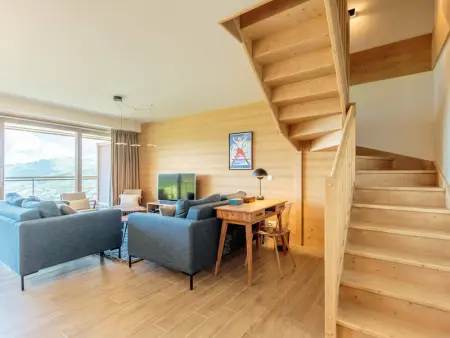 Duplex 4 pièces Les Arcs 1600, Piscine, SPA, pied de pistes - Photo 2