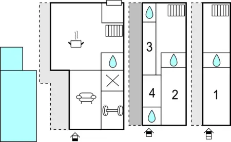 Location Maison 8 personnes à Bibinje - Photo 43