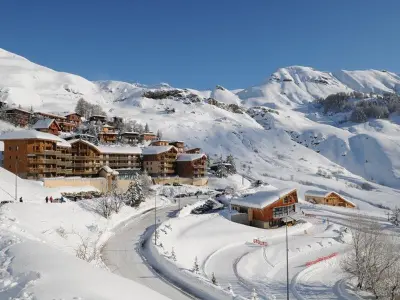 Appartement à Orcières Merlette, Studio lumineux au pied des pistes, centre station d'Orcières Merlette, proche commerces et loisirs - L954619