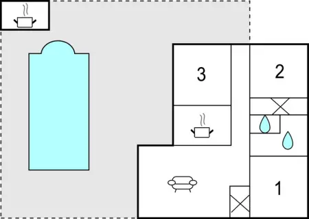 Location Maison 6 personnes à Belcodène - Photo 19