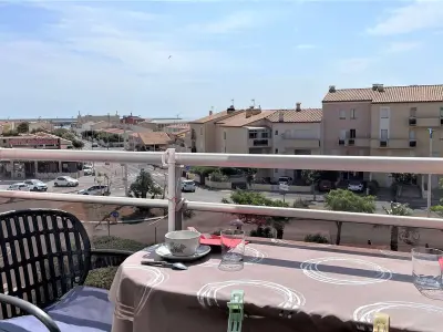 Appartement à Port la Nouvelle, Appartement 2 pièces climatisé avec balcons, proche plage et commerces, Port-la-Nouvelle - L957306