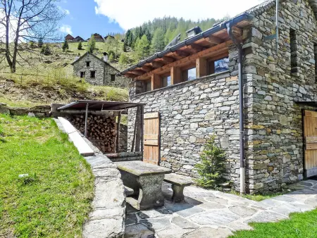 Rustico Dara Cotta, Maison 4 personnes à Malvaglia - Photo 14