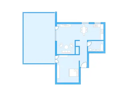 Attika Wohnung Allod Park Haus C 807, Appartement 4 personnes à Davos - Photo 15