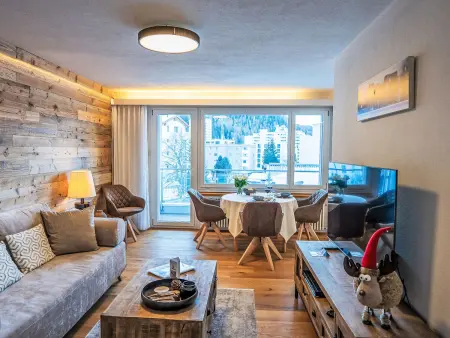 Chesa Fleury, Appartement 2 personnes à St. Moritz - Photo 1