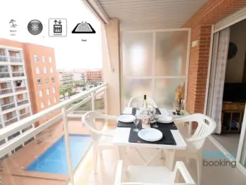 Appartement à Vinyols i els Arcs,Charmant appart climatisé avec piscine, à 650m de la plage, cœur de Cambrils ES-214-8 N°957974