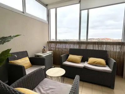 Appartement à Canet en Roussillon, Studio cabine à 50m de la plage avec loggia, climatisation et commerces à proximité - L958803