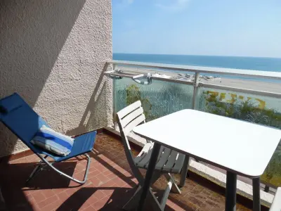 Appartement à Canet Plage, Studio 2 pers avec vue mer, proche restaurants et marchés - L958984