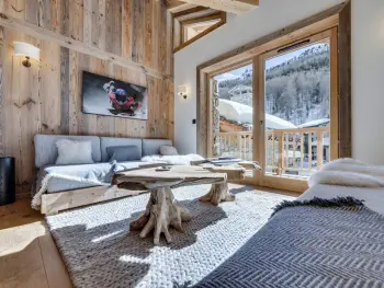 Apartamento en Val d'Isère,Appartement neuf avec cheminée, proche pistes, Val d'Isère FR-1-567-102 N°959787